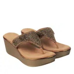 V-strap Embellished Wedges-image-17