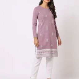 Round-Neck Straight Kurta-image-56