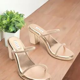 Open-Toe Slip-On Heeled Sandals-image-60
