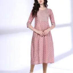 Women Embroidered A-Line Kurta-image-75