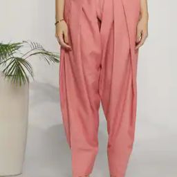 Women Cotton Salwar with Elasticated Waistband-image-64