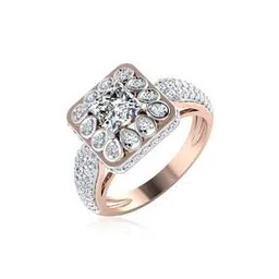 iski uski Rose Gold Emma Solitaire Ring-picture-46