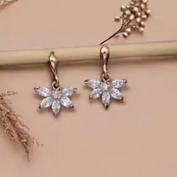Stone-Studded Studs Earrings-image-53