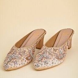 Women Embellished Pointed-Toe Kitten-Heeled Sandals-image-20
