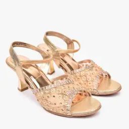 Embellished Slip-On Kitten Heeled Sandals-image-37