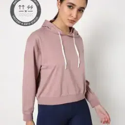 Hoodie with Ribbed Hems-image-66