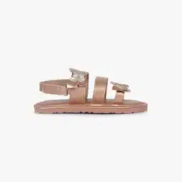 Girls Round-Toe Strappy Singback Sandals-picture-14