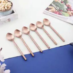 Set of 6 Stainless Steel Tea Spoons-24
