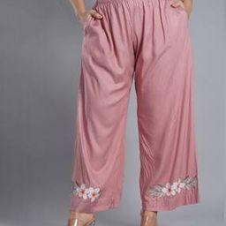 Women Floral Print Palazzos with Insert Pockets-image-116