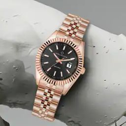 Women Analogue Watch with Butterfly Clasp-image-0