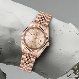 Women Analogue Watch with Butterfly Clasp-image-35