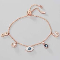 Rose Gold-Plated AD Studded wraparound bracelet-image-38