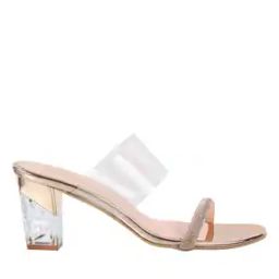 Chunky Heeled Sandals with Embellished Straps-image-58