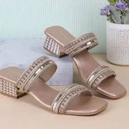 Women Embellished Chunky Heeled Sandals-image-64