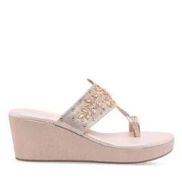 Embellished Slip-On Wedges-image-84