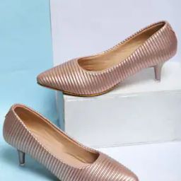 Striped Kitten Heeled Pumps-picture-29