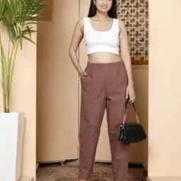 Women Cotton Relaxed Fit  Pants-image-56