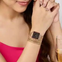 Women Square Dial Analogue Watch-12