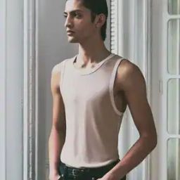 Slim Fit Round Neck Sleeveless Vest-image-24