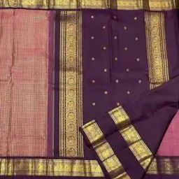 Women Checked Saree with Contrast Border-picture-17