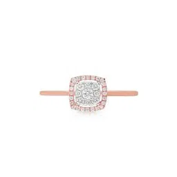 Women Rose Gold Diamond Ring-image-4
