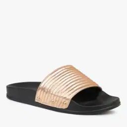 Women Striped Slip-On Sandals-14