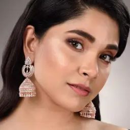 saraf rs jewellery Studded Dome-Shaped Jhumkas-picture-7