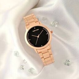 Women Analogue Watch with Metallic Strap-AMWW546-image-72
