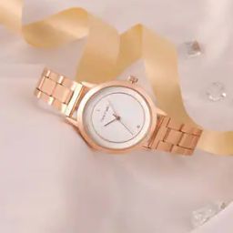 Women Analogue Watch with Metallic Strap-AMWW559-image-49
