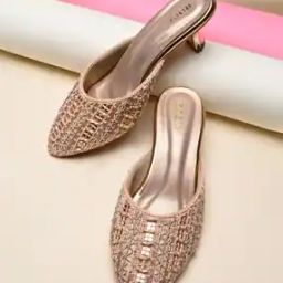 Women Embellished Kitten Heeled Sandals-image-53