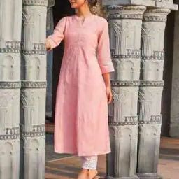 Women Embroidered A-Line Kurta-image-66
