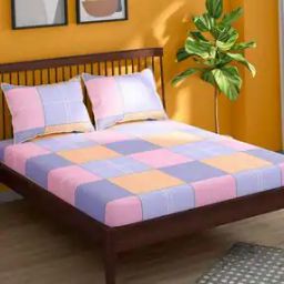 152 TC Hashtag Cotton Bedsheet-image-33