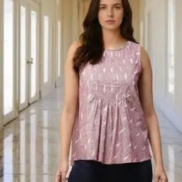 Ikat Print A-Line Tunic-image-2