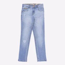 Mid-Wash Distressed Jeans-image-20