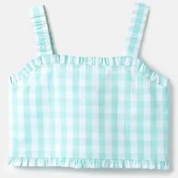 Checked Top with Shoulder Straps-picture-38