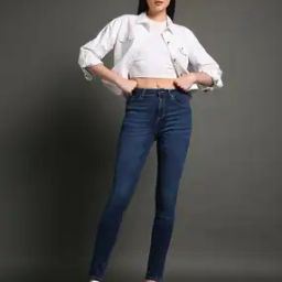 Women Mid-Wash High-Rise Skinny Fit Jeans-image-23