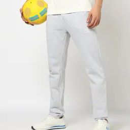 Men Heathered Straight Fit Track Pants-picture-16