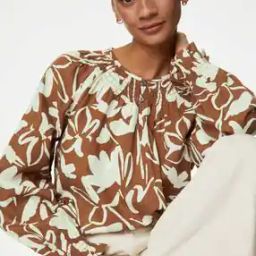 Women Floral Print Regular Fit Top-image-99