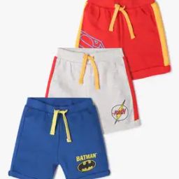 Pack of 3 Shorts with Placement Print-image-16