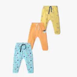 Boys Pack of 3 Printed Assorted Joggers-image-27