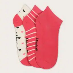 Women Pack of 3 Assorted Socks-image-89