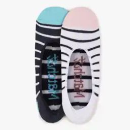 Pack of 2 Assorted No-Show Socks-image-73