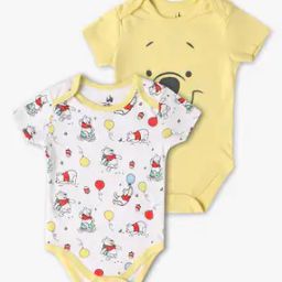 Unisex Pack of 2 Printed Rompers-22