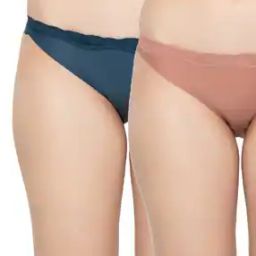 Women Pack of 2 Stretty 124 Tanga Bikini Briefs-image-3