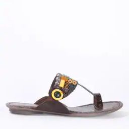 Embellished Toe-Ring Flat Sandals-48
