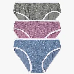 Women Pack of 3 Printed Hipster Panties-image-23
