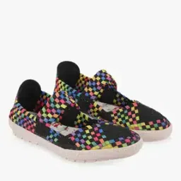 Women Checked Slip-On Ballerinas-image-3