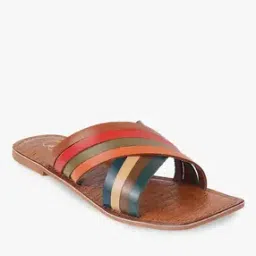 Women Criss-Cross Strappy Flat Sandals-picture-1