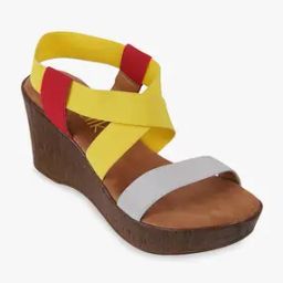 Women Colourblock Multi-Strap Wedges-34