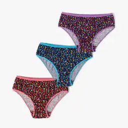 Pack of 3 Printed Hipster Panties-picture-27